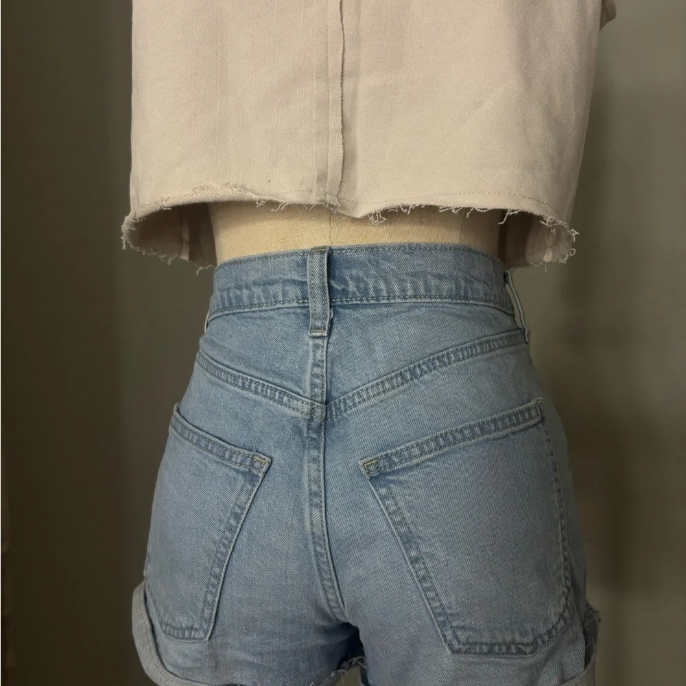 Blue Denim Shorts
